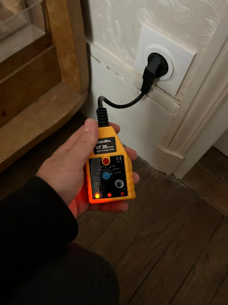 Recherche de panne et test de l'installation électrique